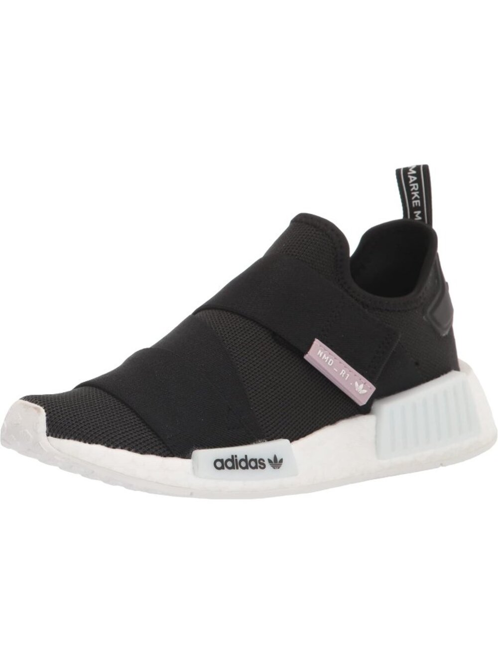 Adidas Originals Womens NMD_R1 Sneaker Core Black White Size 9 Lightweight & Com